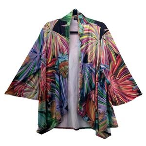 Slinky Brand Maximalist Cardigan Colorful 1X